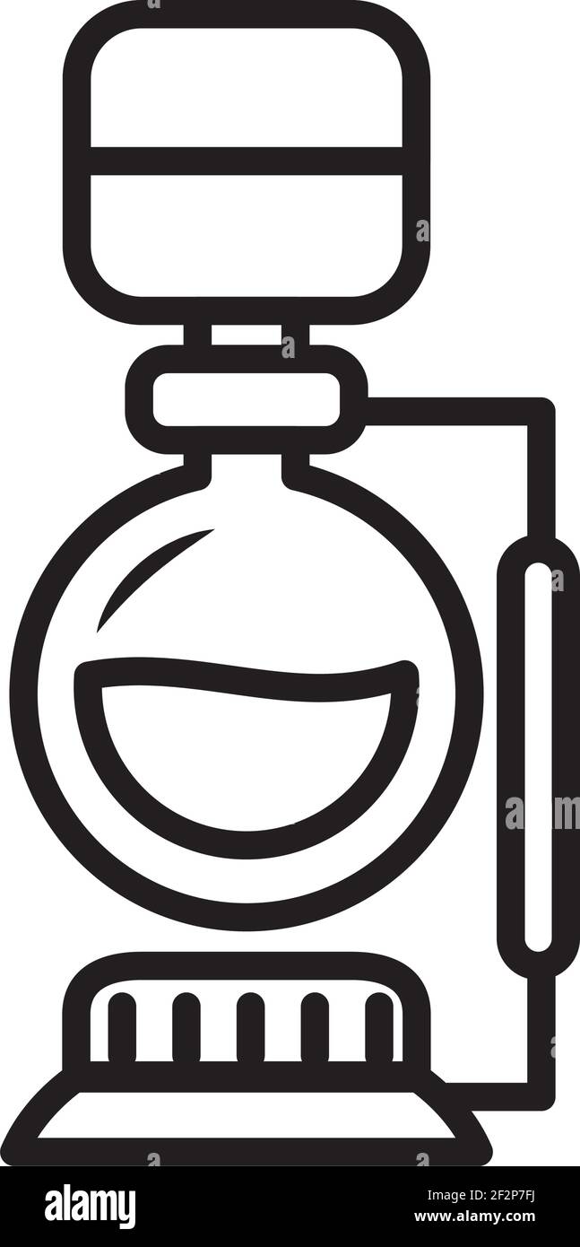 siphon coffee maker on background Stock Vector Image & Art Alamy