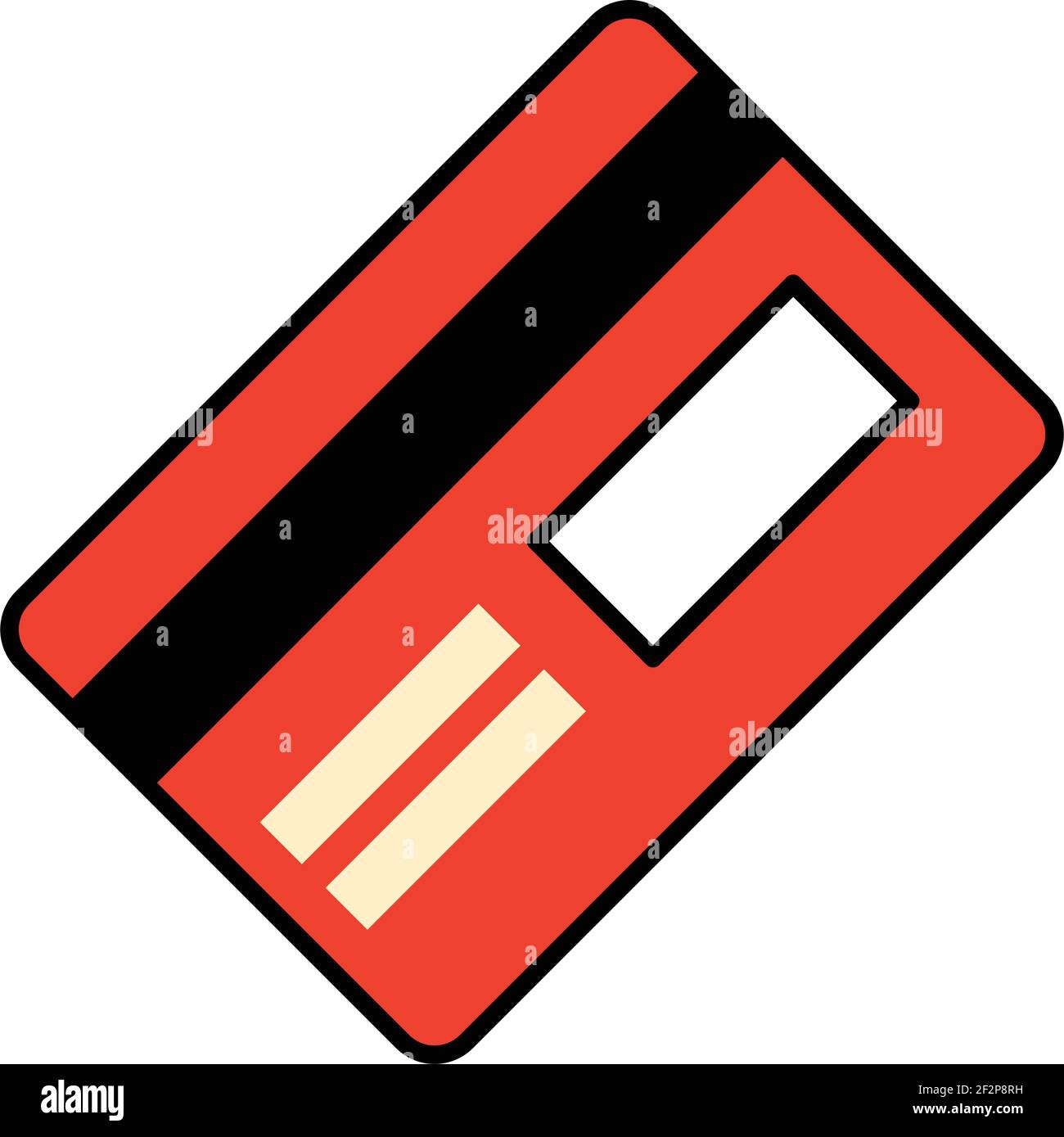 credit card on white background Stock Vector Image & Art - Alamy