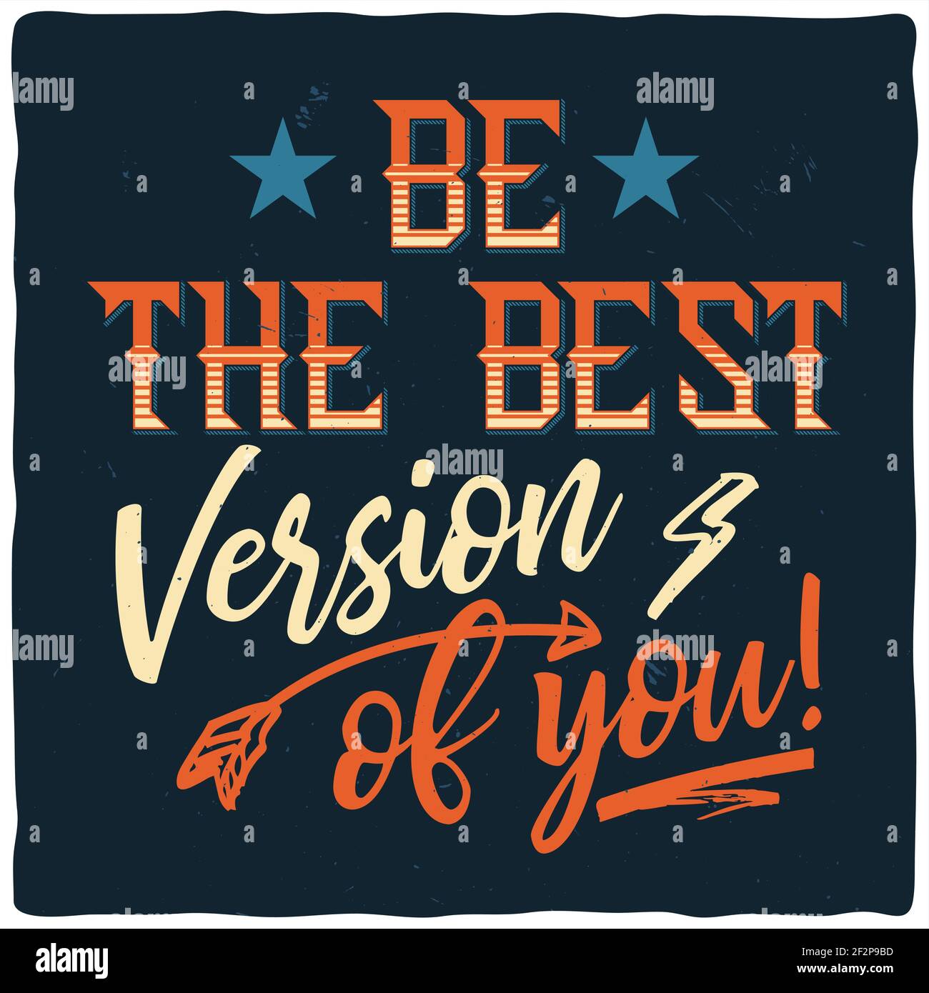 Motivational poster. Inspirational quote design Stock Vector Image ...