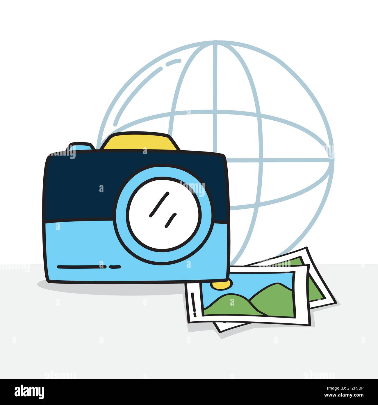 photography camera with photos design Stock Vector Image & Art - Alamy