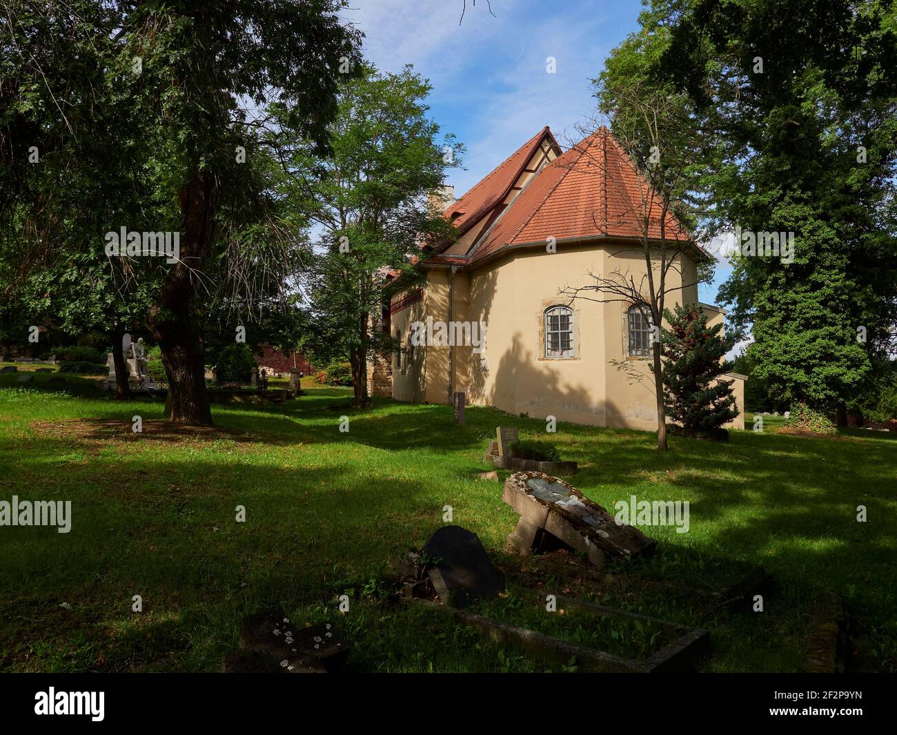 Romanesque chapel in Zeitz, Burgenlandkreis, Saxony-Anhalt, Germany Stock Photo