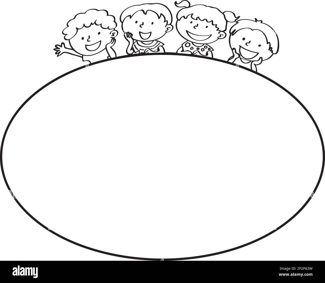 vector cartoon children Stock Vector Image & Art - Alamy