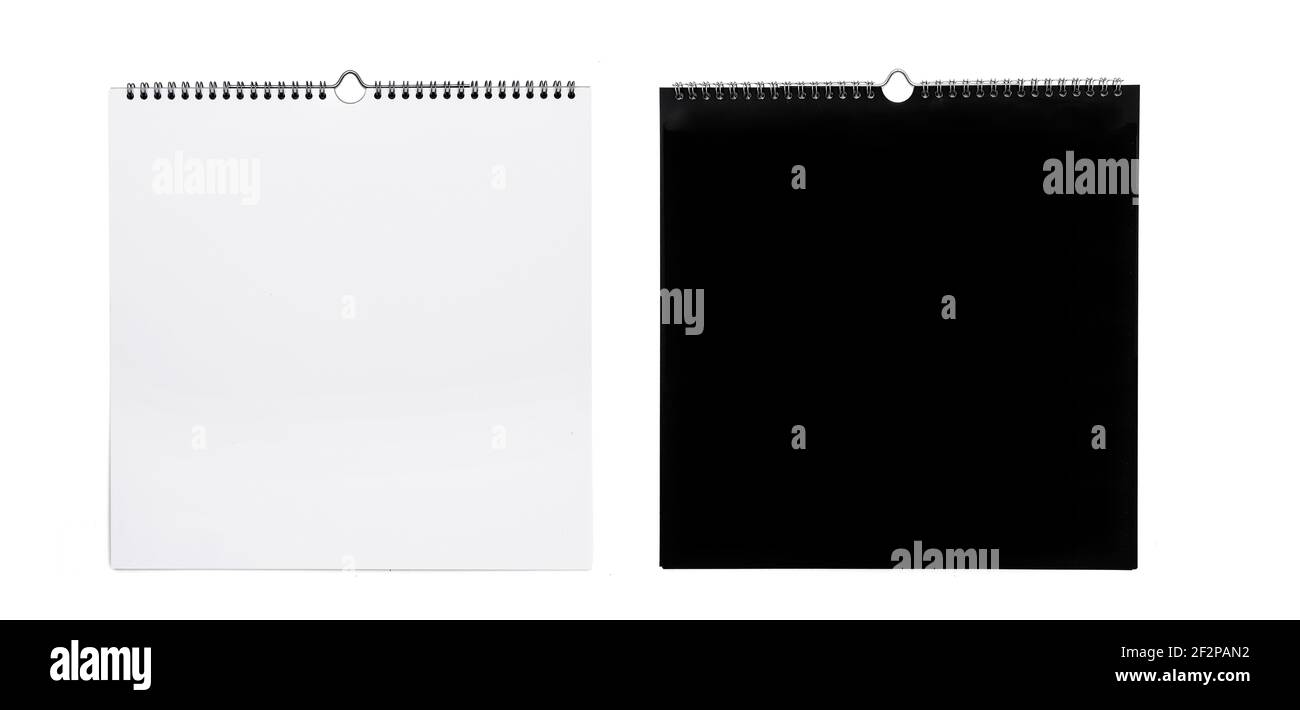 White and black notepad Stock Photo Alamy