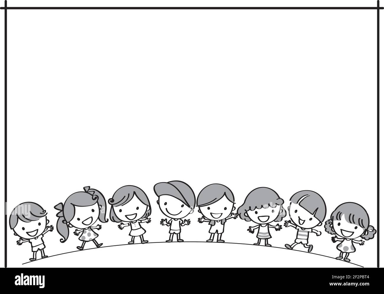 vector cartoon children Stock Vector Image & Art - Alamy