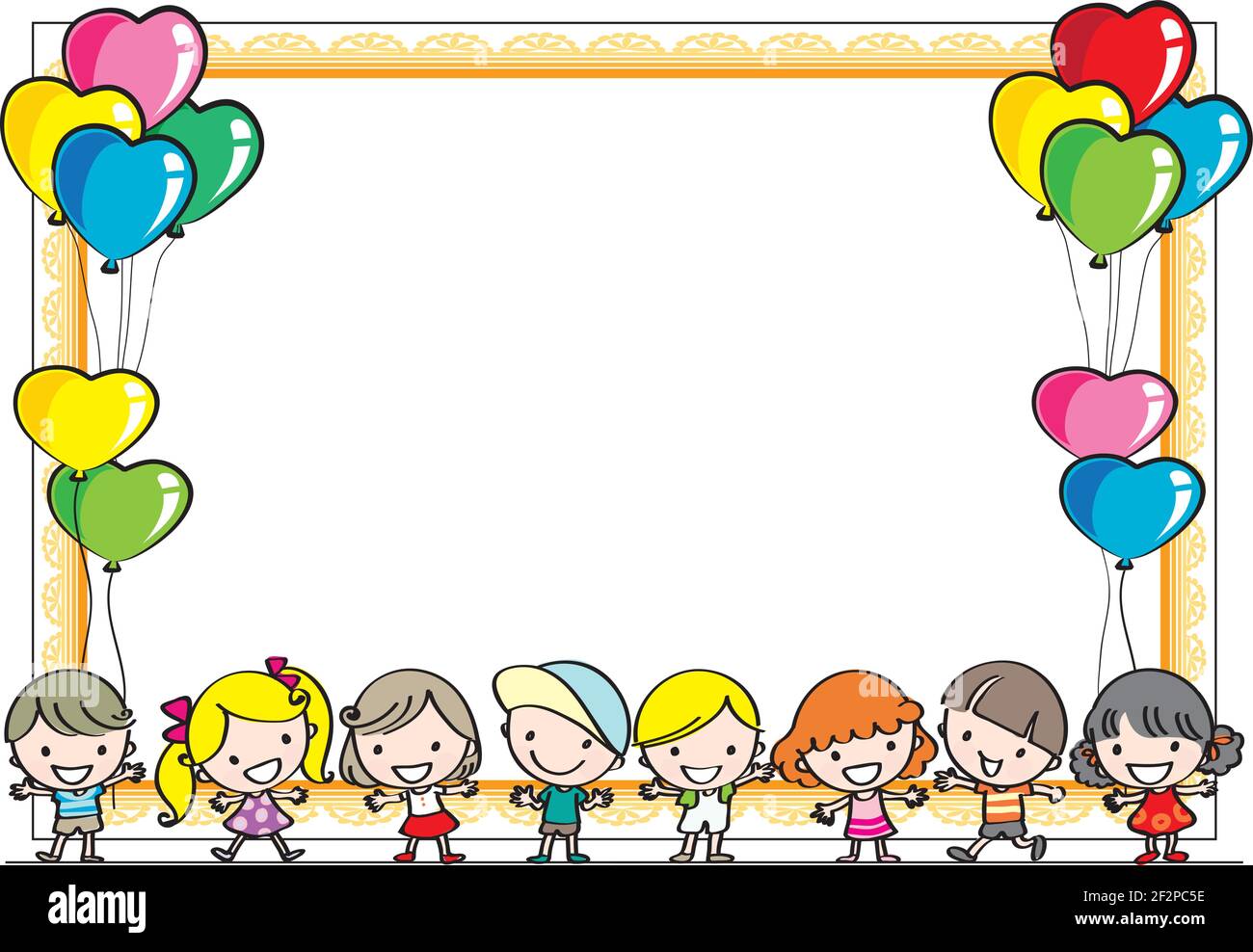 Borde De Clip Art Para Niños