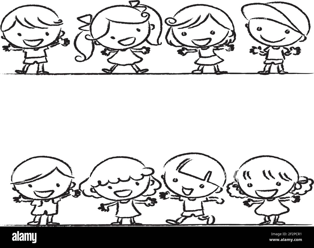 vector cartoon children Stock Vector Image & Art - Alamy