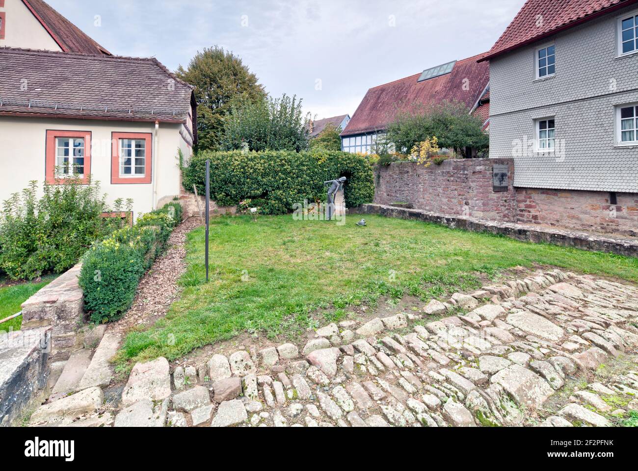 Brothers Grimm house, museum, house facade, halftimbered, historic old