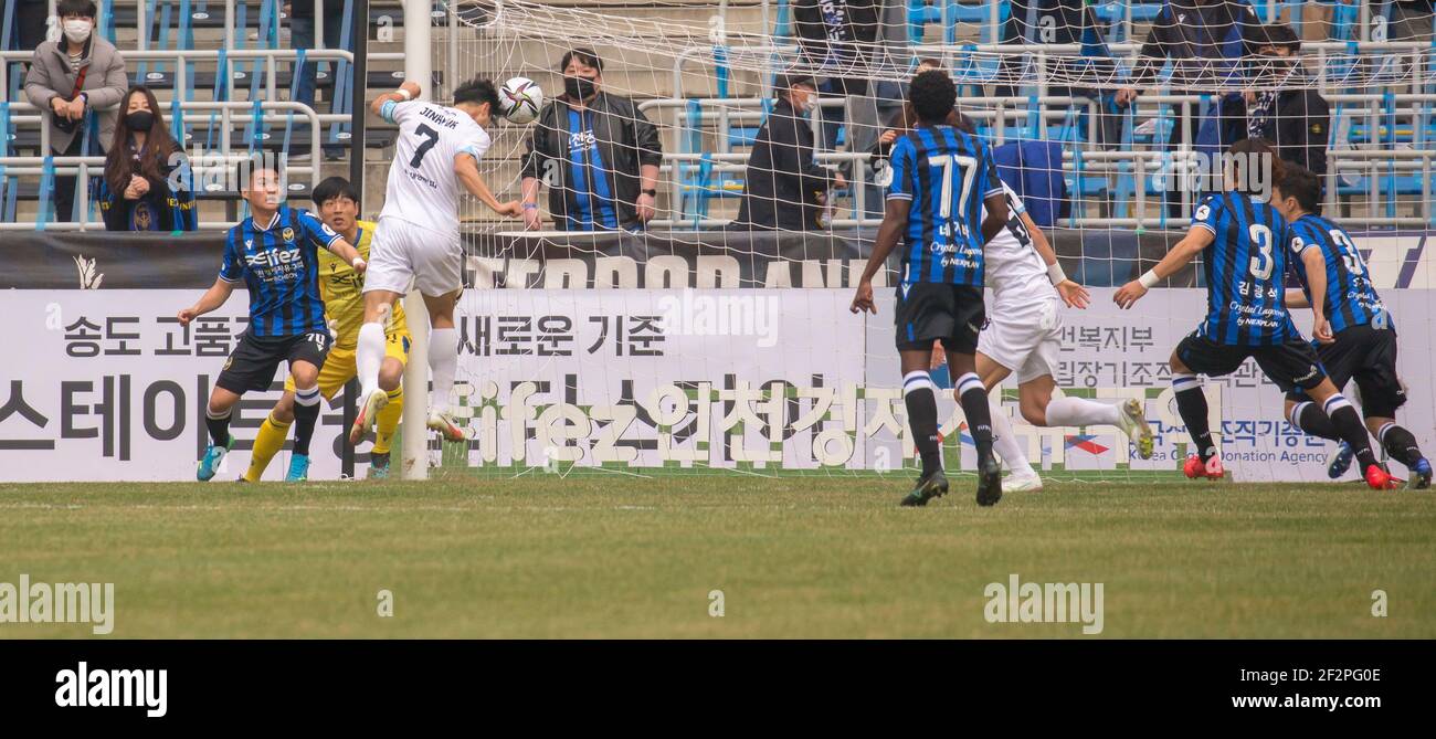 Incheon South Korea. 06th Mar 2021. Kim Jin Hyuk front L 7 of