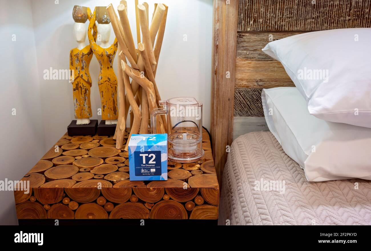 Brisbane, Queensland, Australia March 2021 A packet of tea and