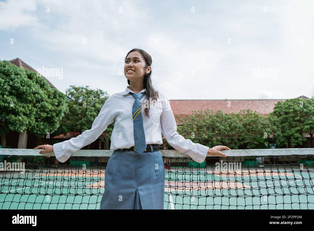 High school uniform girl skirt hi-res stock photography and images - Alamy