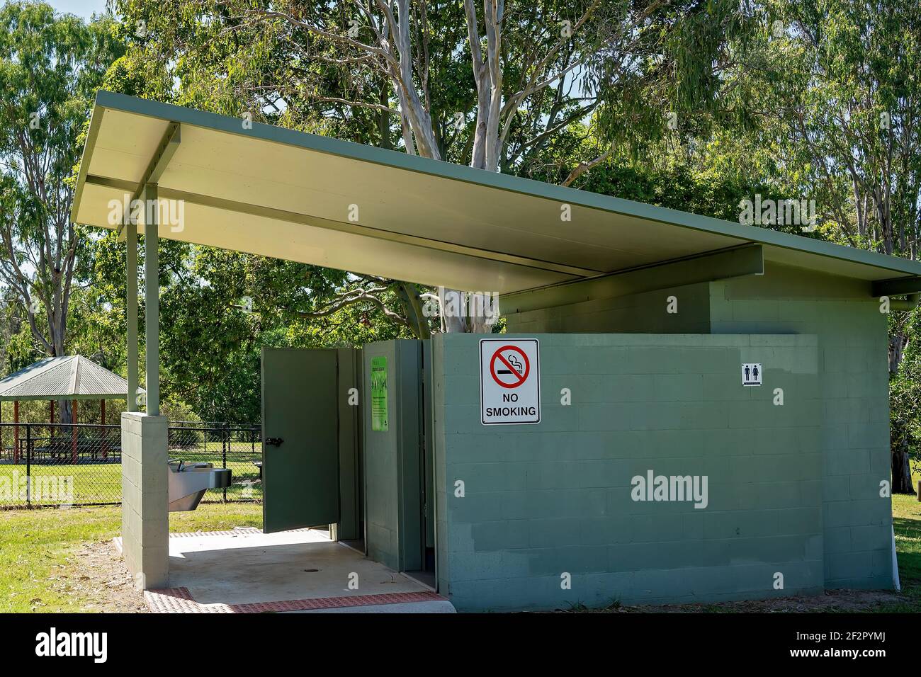 Brisbane, Queensland, Australia March 2021 Public toilet block in