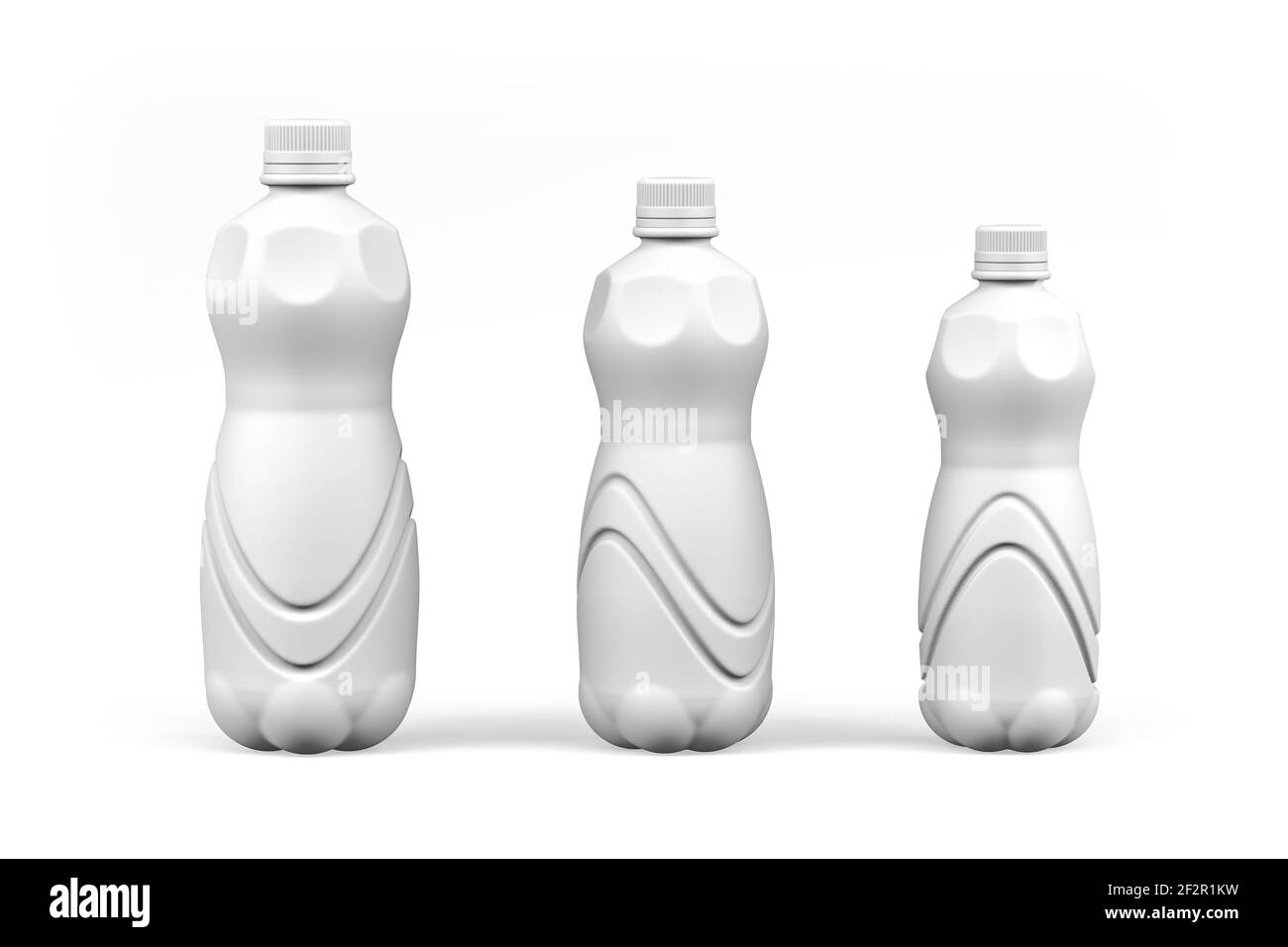 Download Plastic Water Bottle Mockup Isolated On White Background 3d Render Stock Photo Alamy