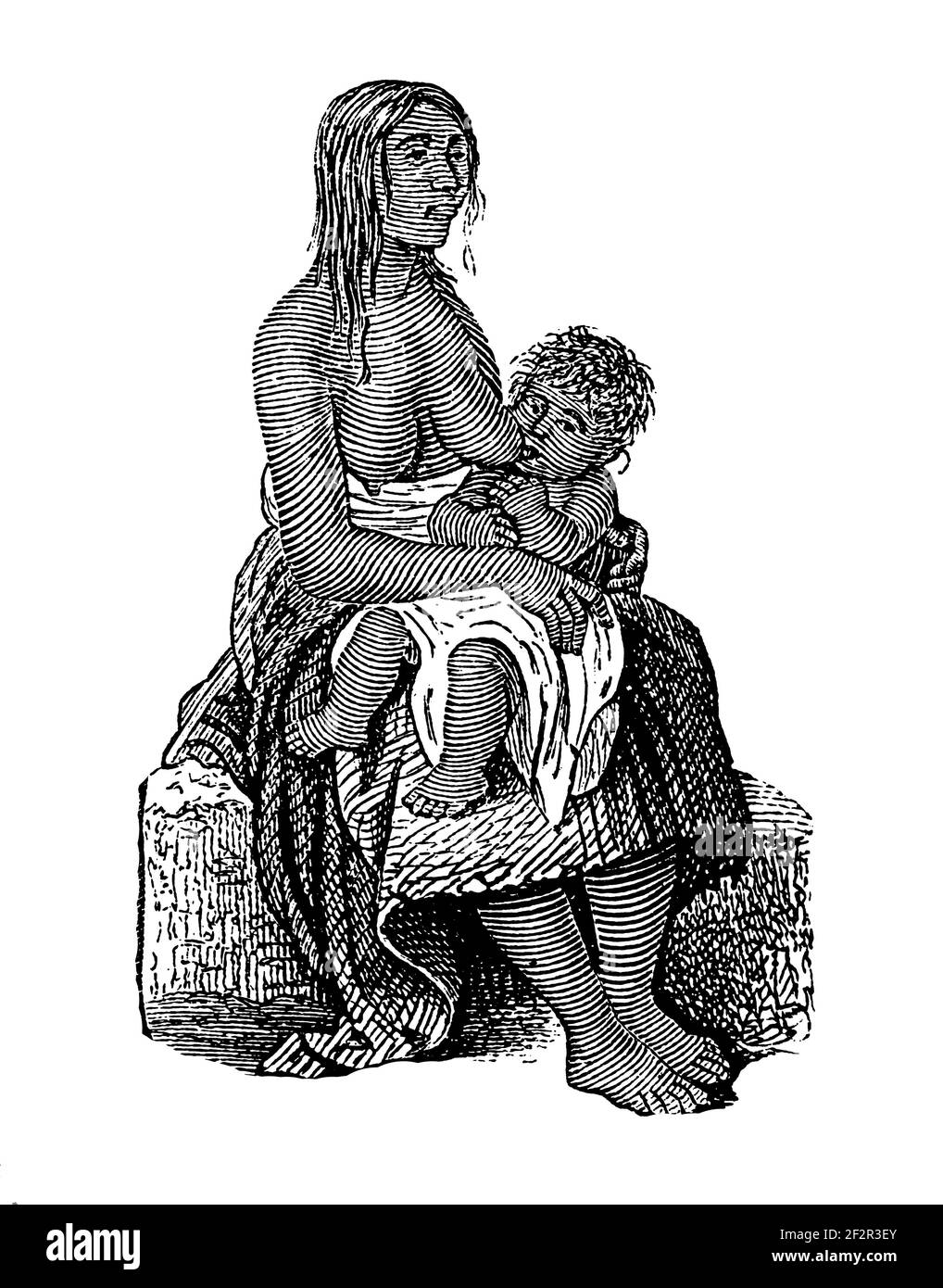 Indigenous mother child Cut Out Stock Images & Pictures - Alamy
