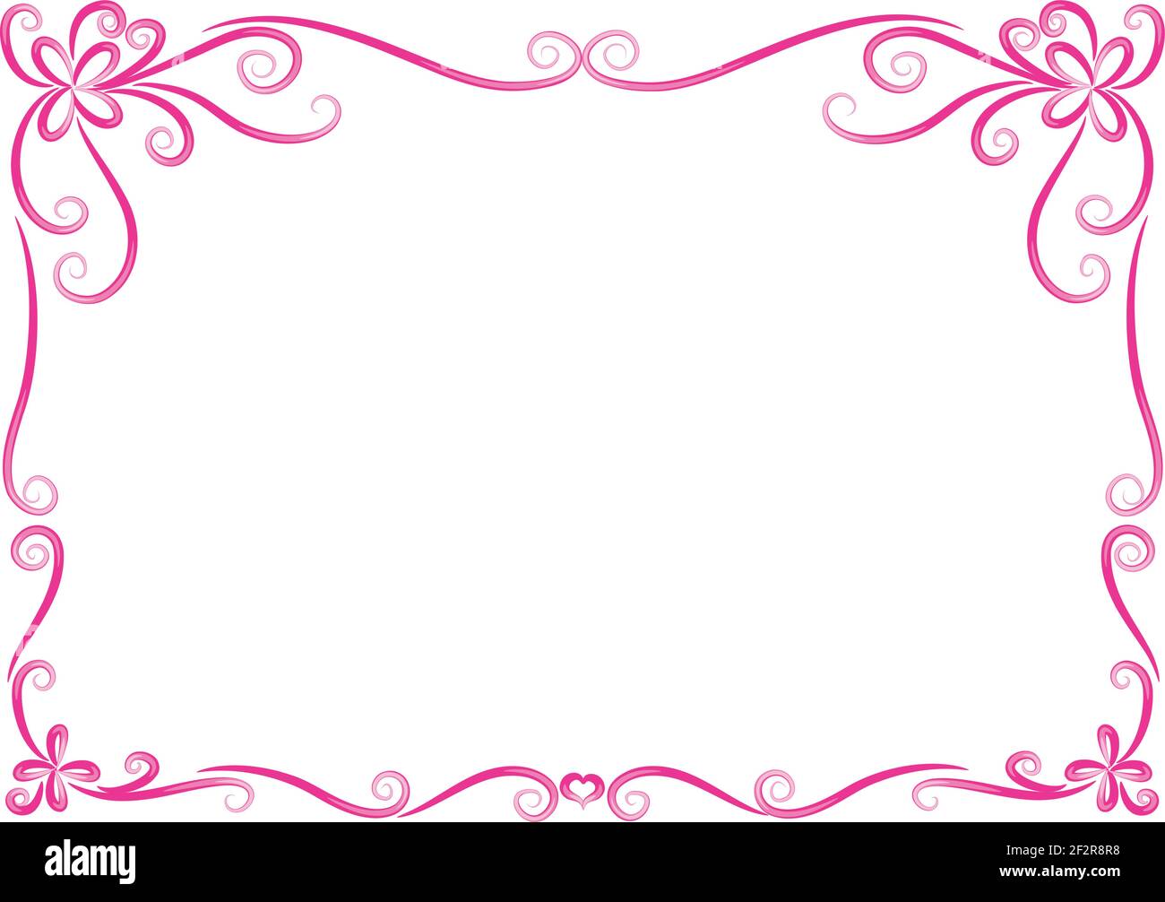 vector flowers border Stock Vector Image &amp; Art - Alamy