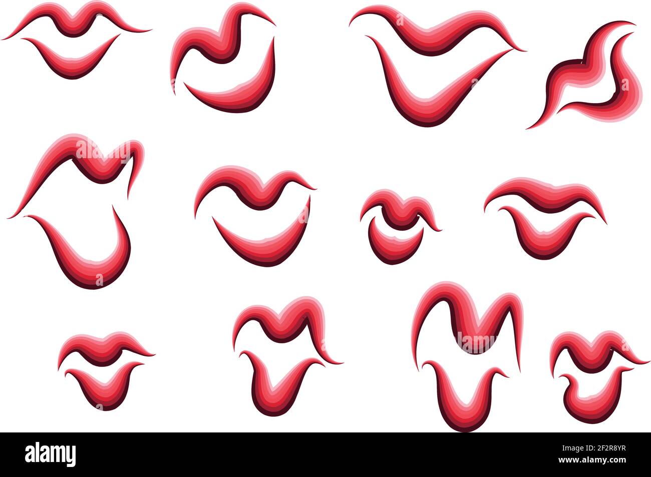 lipstick beauty lip design icon series 2F2R8YR