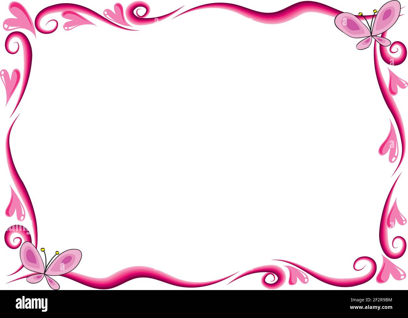 vector flowers border Stock Vector Image &amp; Art - Alamy