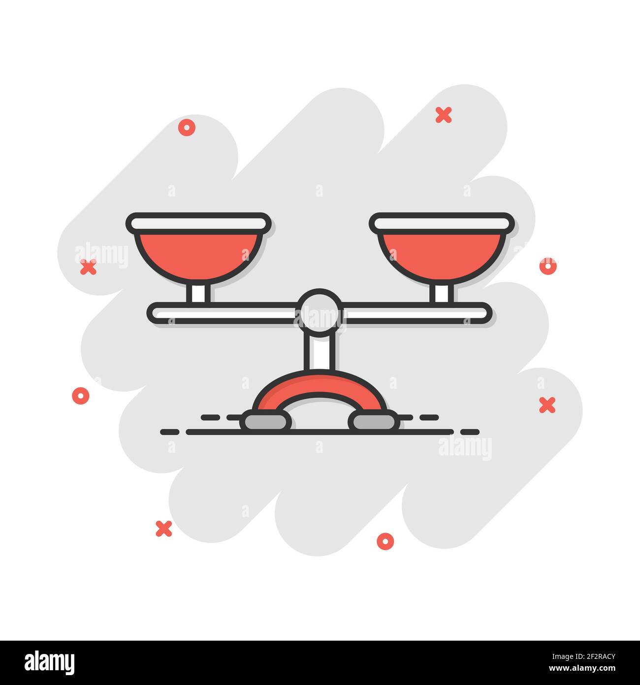 https://c8.alamy.com/comp/2F2RACY/vector-cartoon-scale-weigher-icon-in-comic-style-weigher-sign-illustration-pictogram-balance-business-splash-effect-concept-2F2RACY.jpg