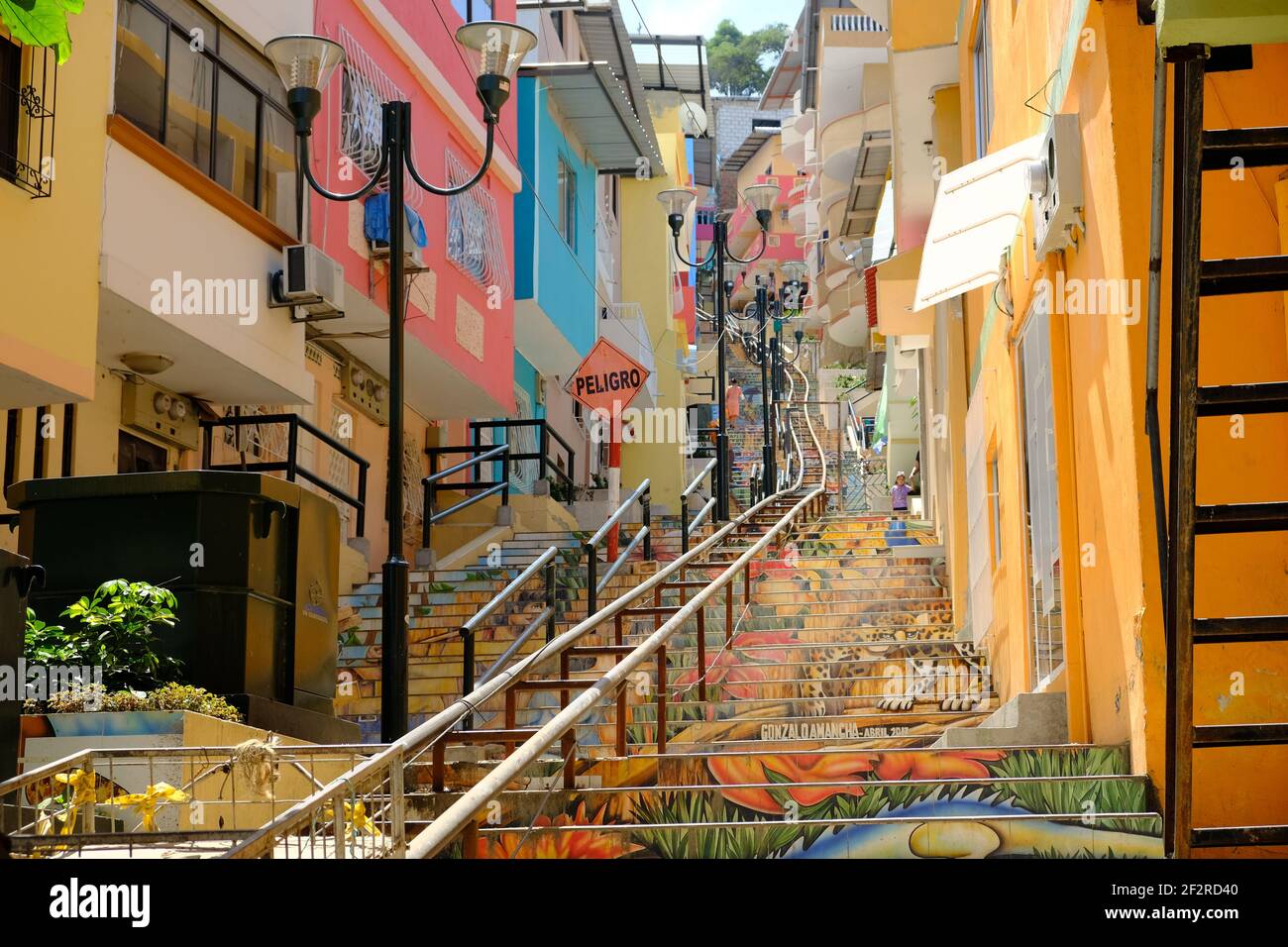 Ecuador Guayaquil - Street photo in the Neighborhood Las Penas Stock Photo  - Alamy