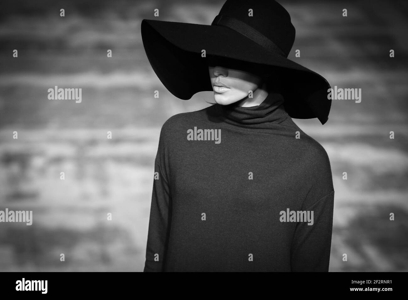 Runway catwalk stage Black and White Stock Photos & Images - Alamy