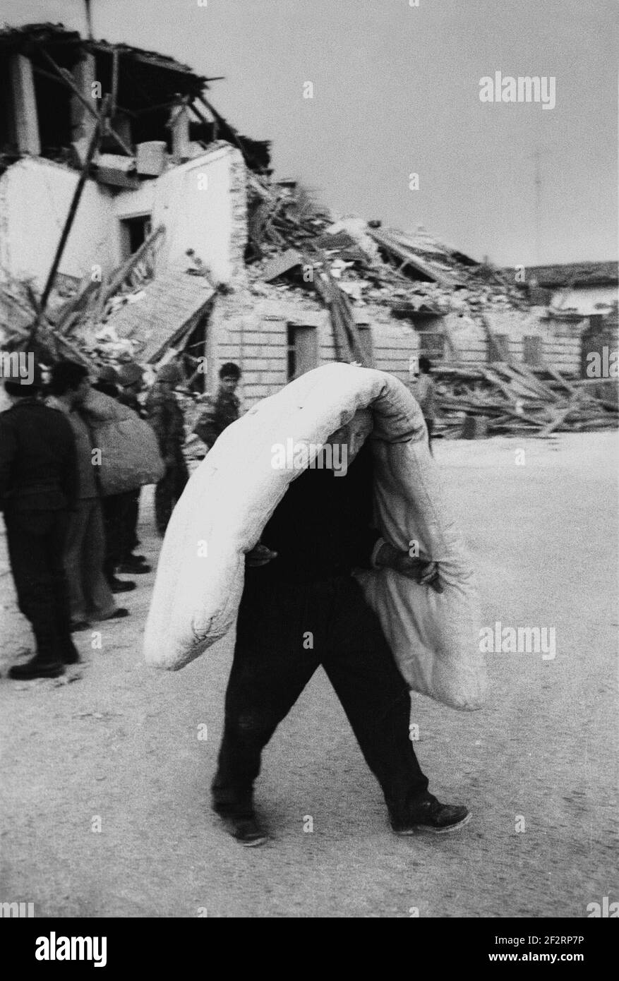 Earthquake in Friuli (Northern Italy), May 1976 Stock Photo