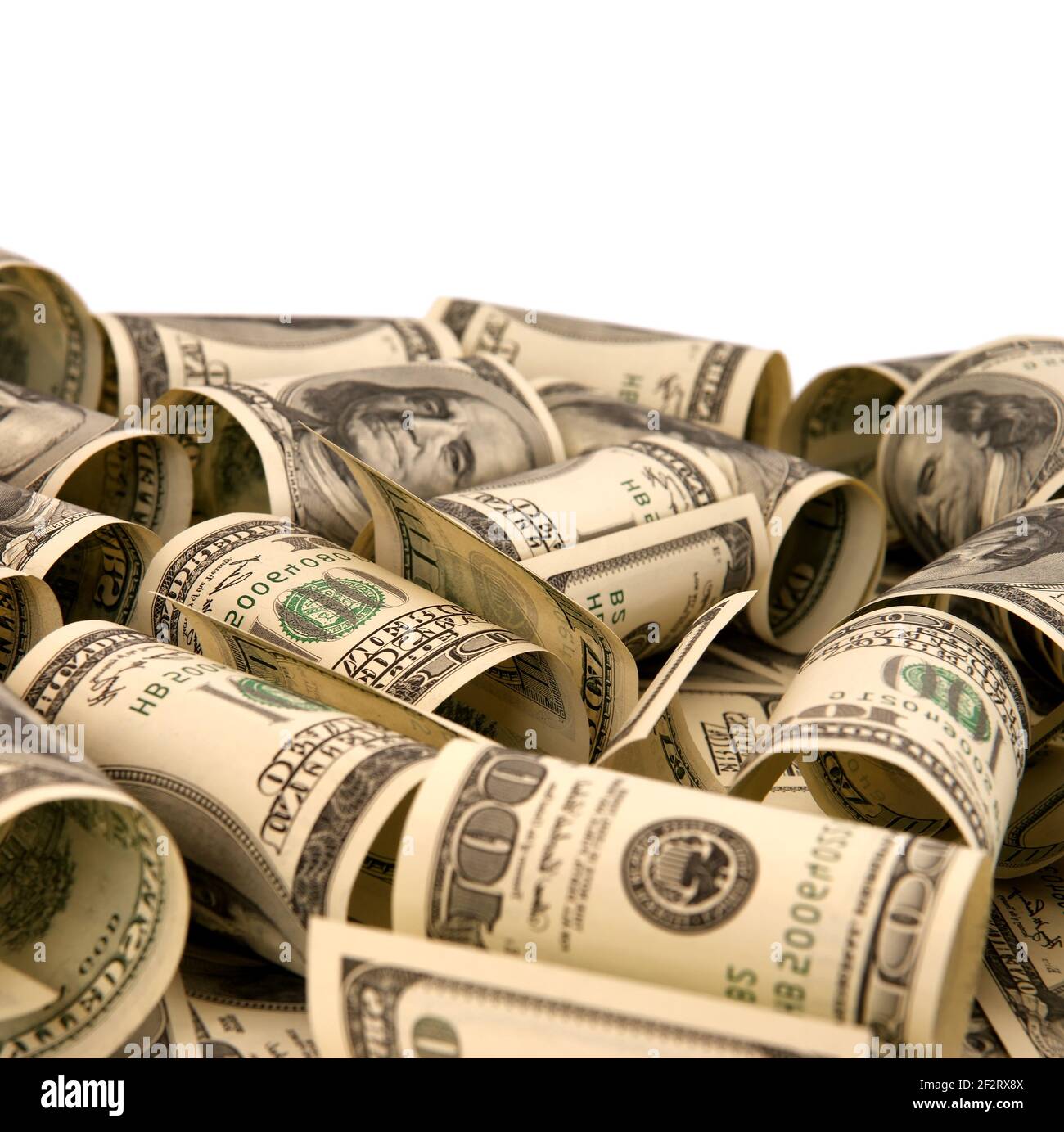 Hundred Dollar Bills Money Pile Stock Photo - Alamy