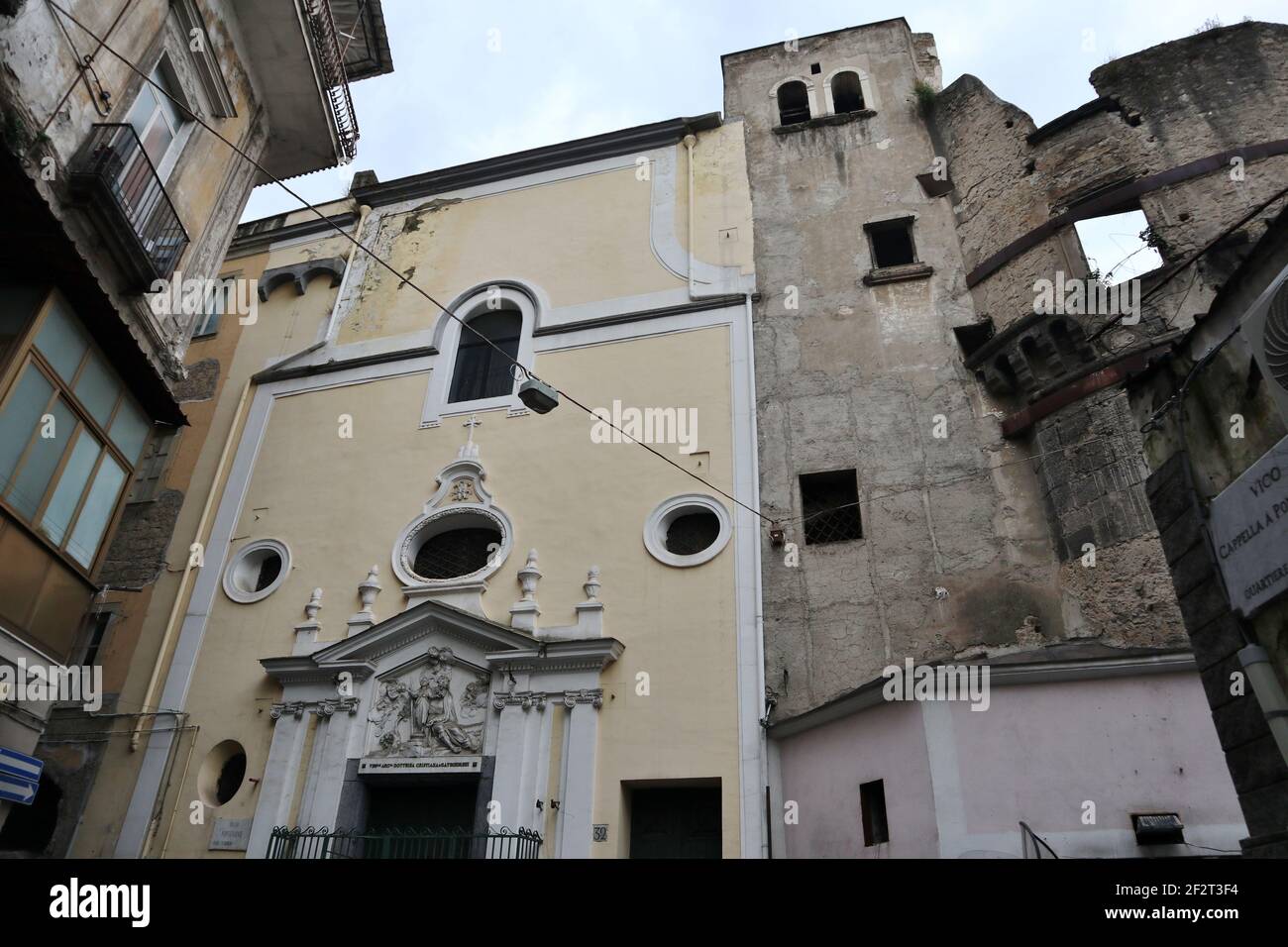 Napoli - Chiesa di San Gioacchino a Pontenuovo Stock Photo