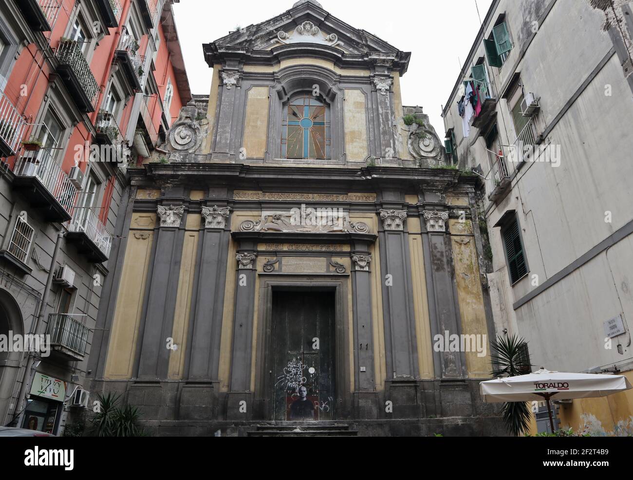Napoli - Chiesa di Sant'Aspreno ai Crociferi Stock Photo