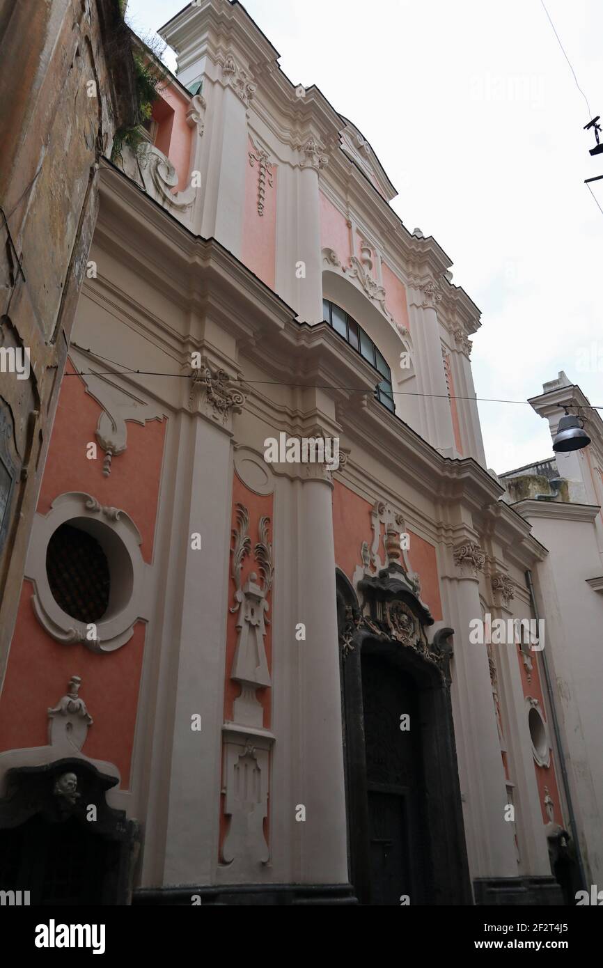 Napoli - Chiesa Santa Maria di Vertecoeli Stock Photo