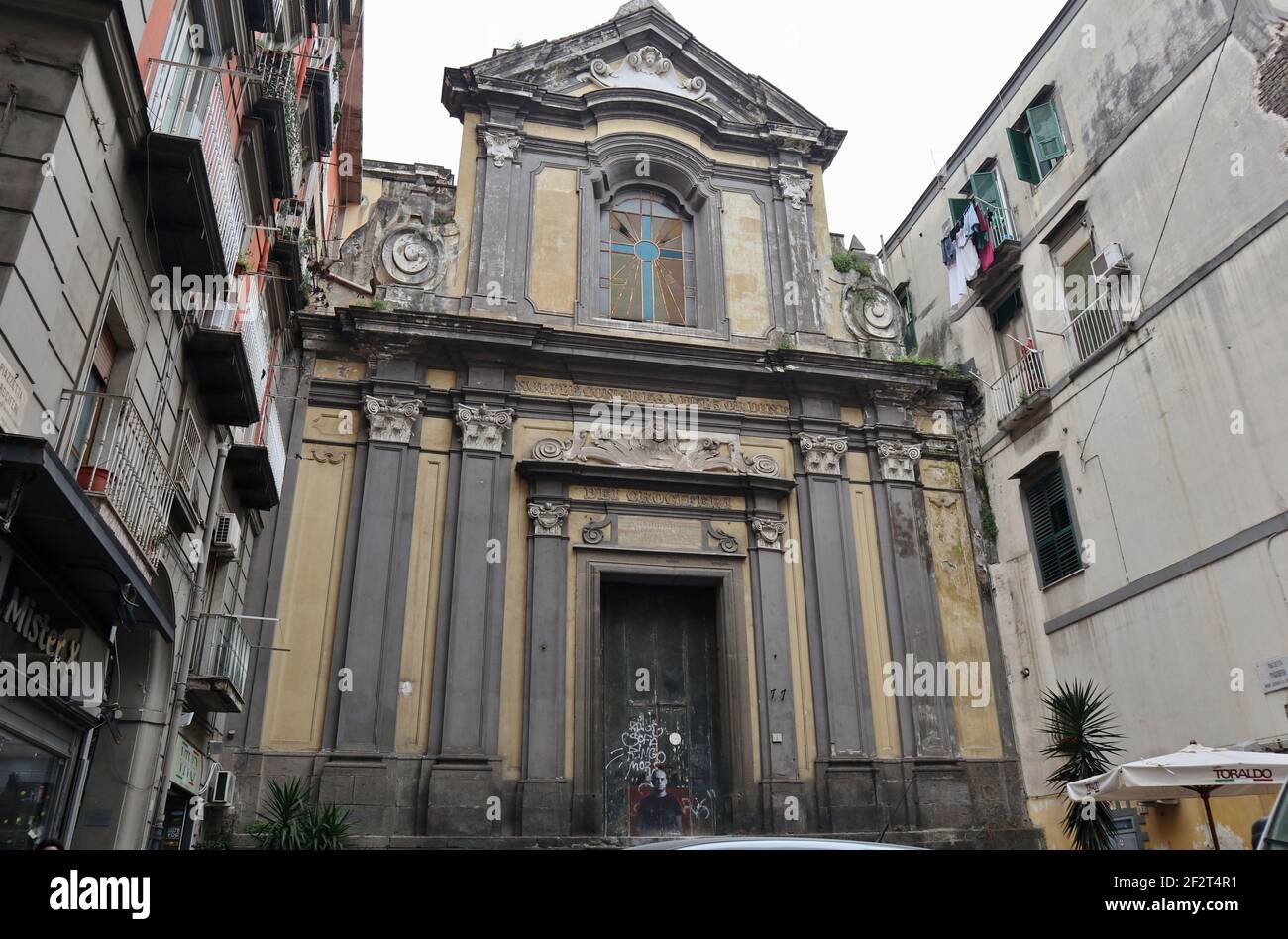 Napoli - Chiesa Sant'Aspreno ai Crociferi Stock Photo