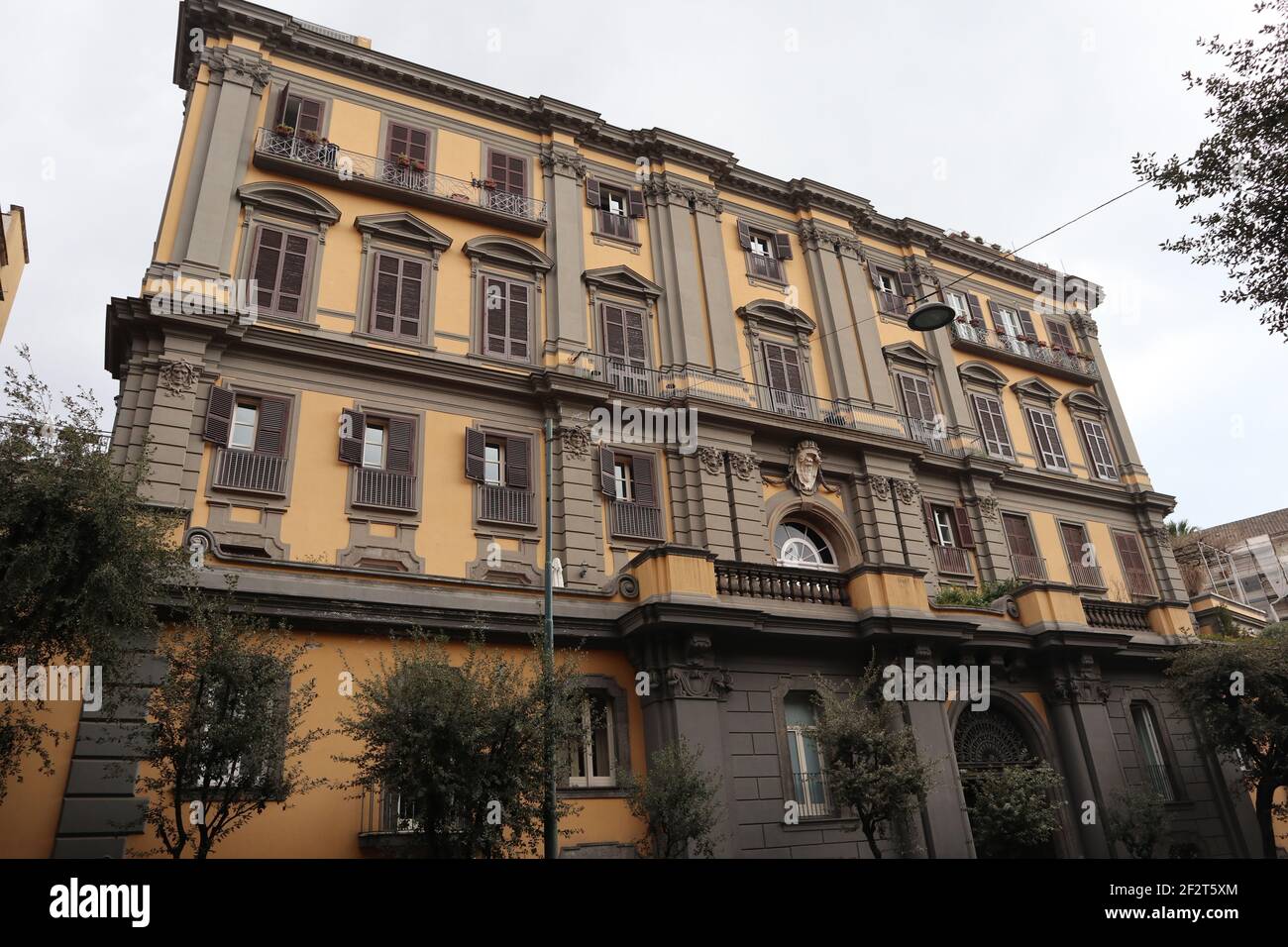 Napoli - Palazzo Albertini di Cimitile Stock Photo