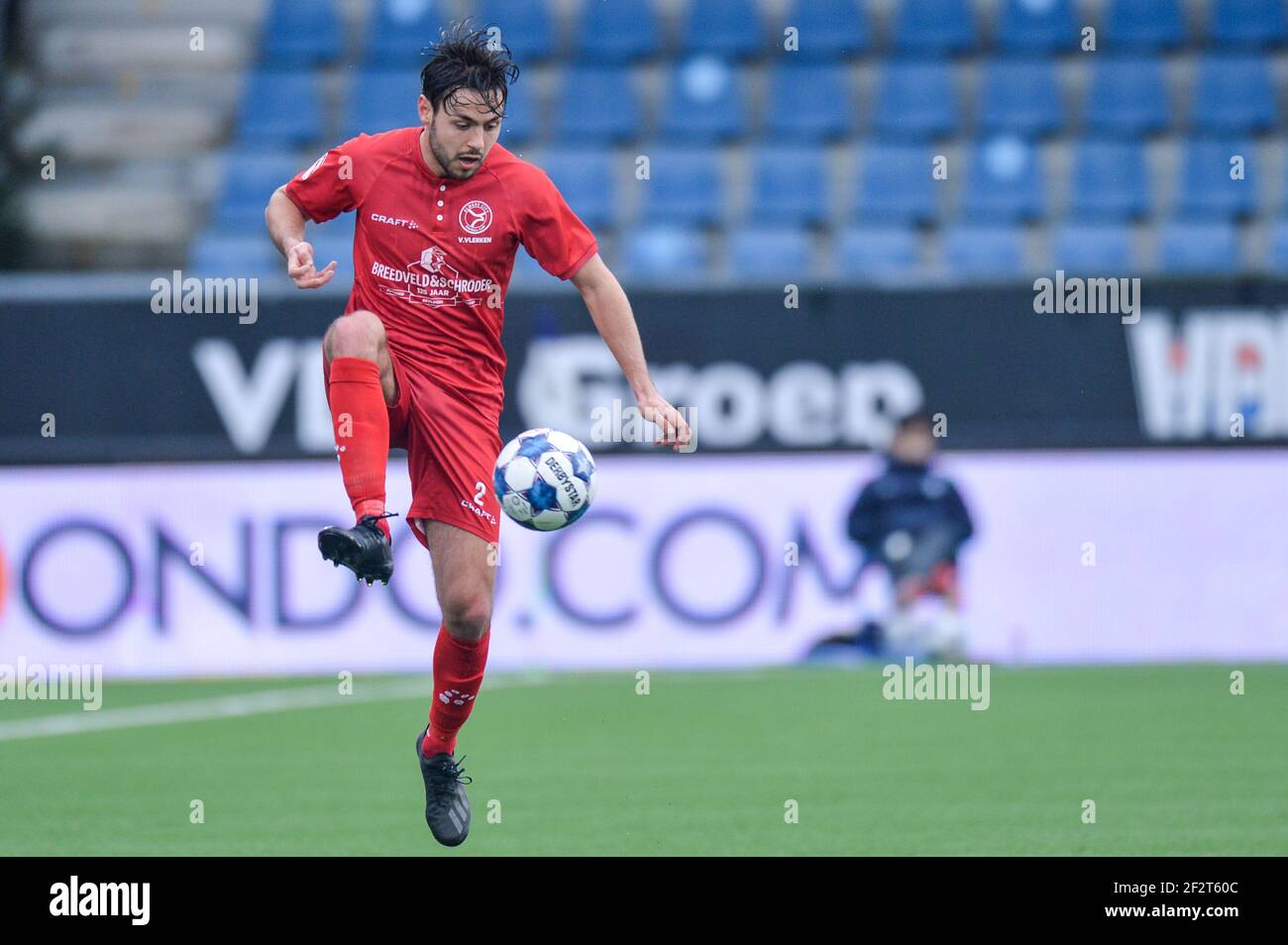 EINDHOVEN, NETHERLANDS - MARCH 12: Bram van Vlerken of Almere City FC  during the Dutch Keukenkampioendivision match between FC Eindhoven and  Almere Ci Stock Photo - Alamy