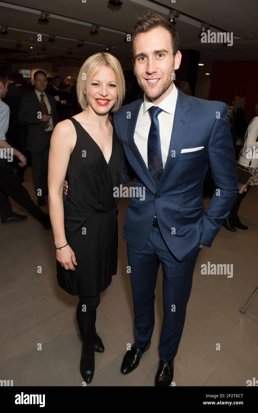 Kelly Adams and Mathew Lewis attend Northern Ballet's Great Gatsby Opening night at Sadler's Wells - London Stock Photo