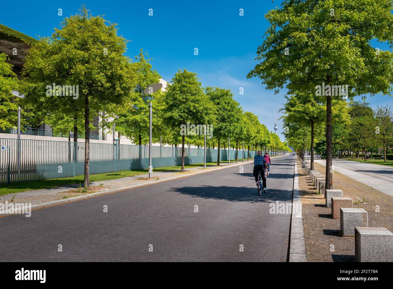 the federal chancellery in the government district in berlin Stock Photo