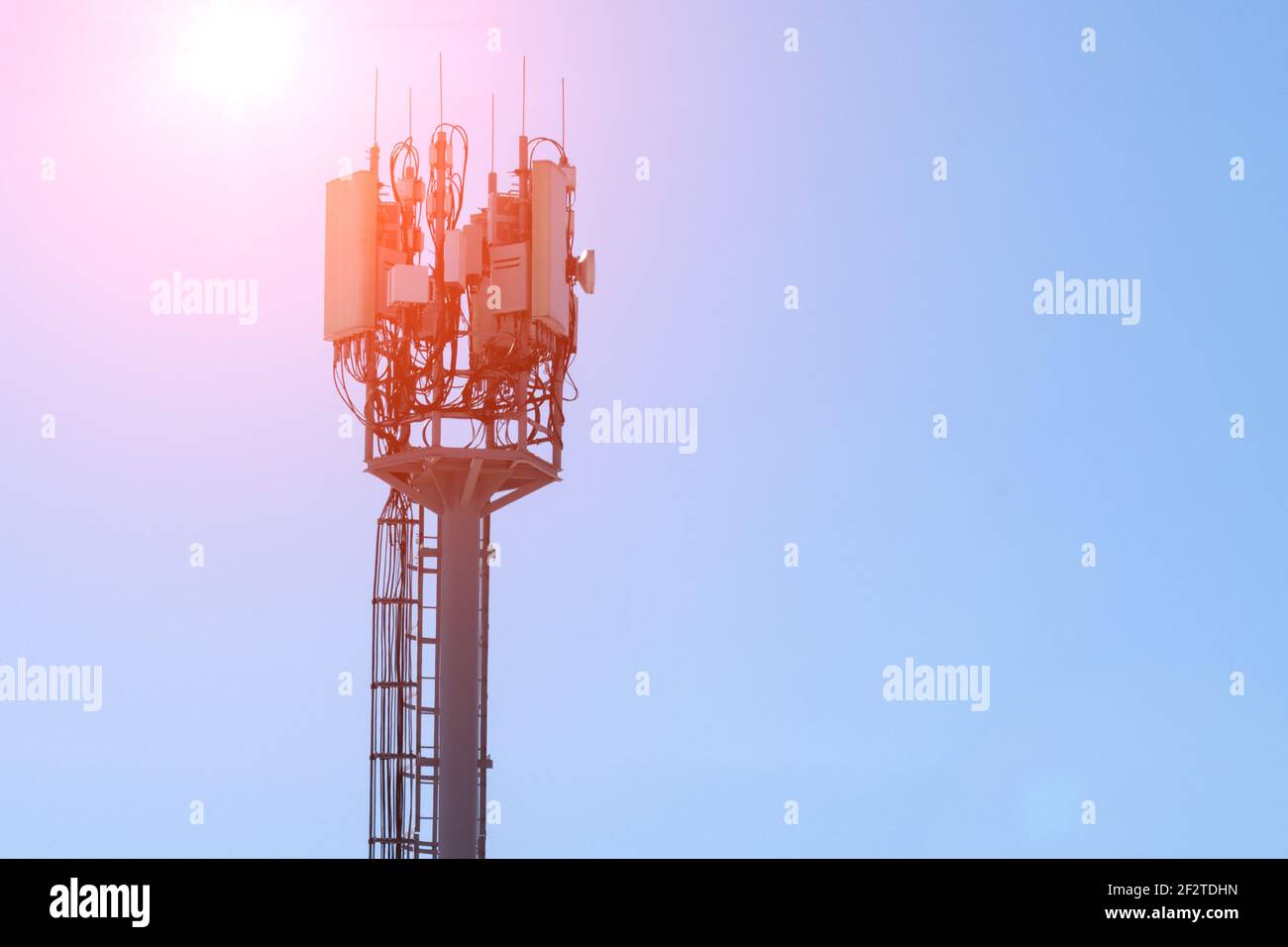 Cell phone antenna antenna mast.Development