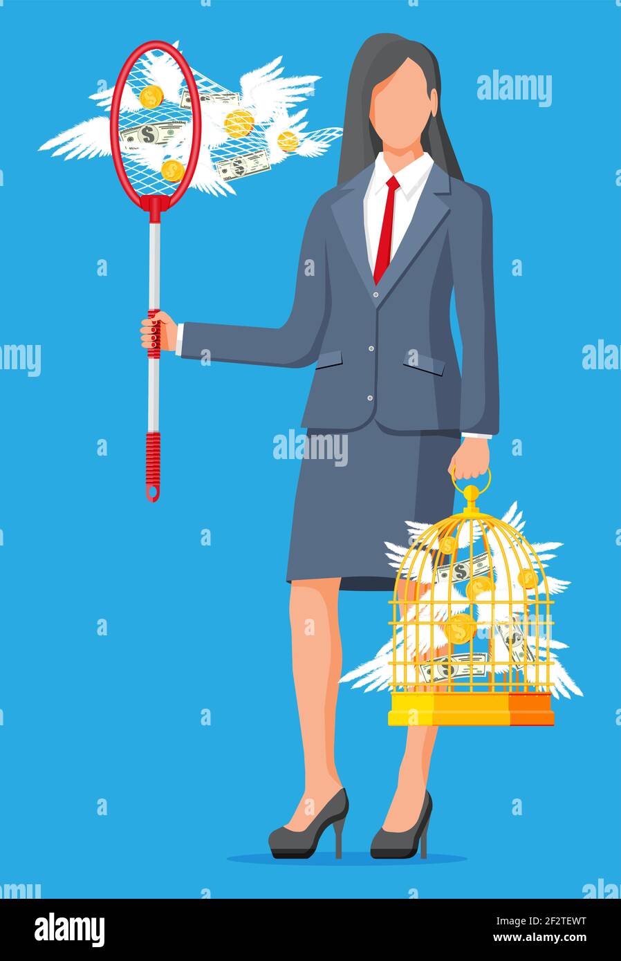 The netting cage Stock Vector Images - Alamy