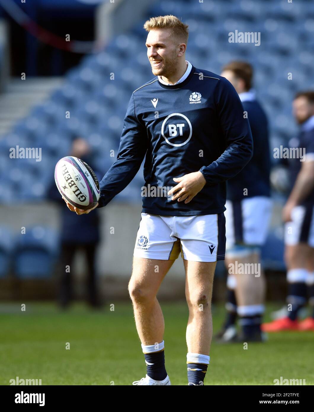 Guinness Six Nations Rugby: ScotlandÕs Chris Harris in action during ...