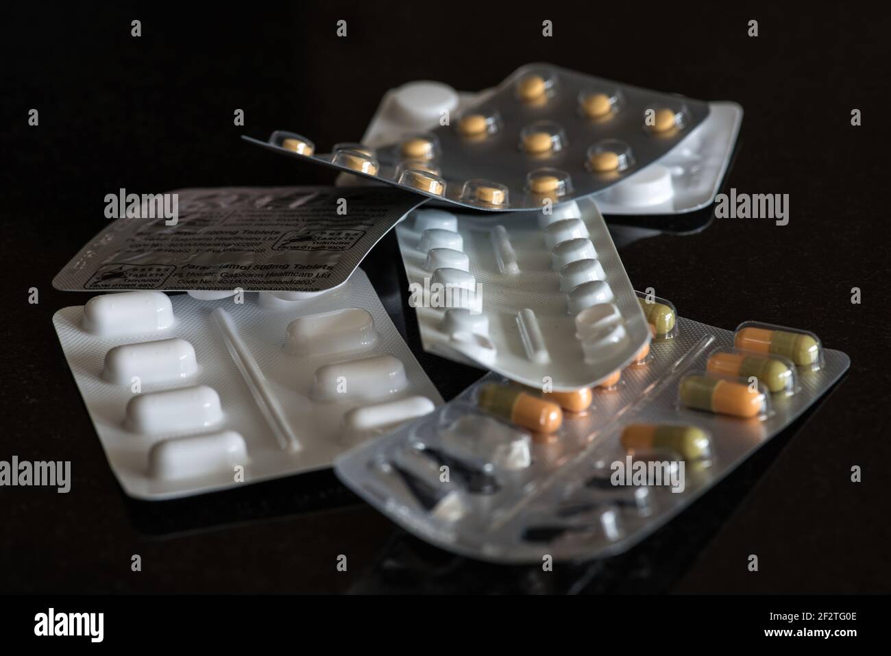 Blister pack medication Stock Photo Alamy