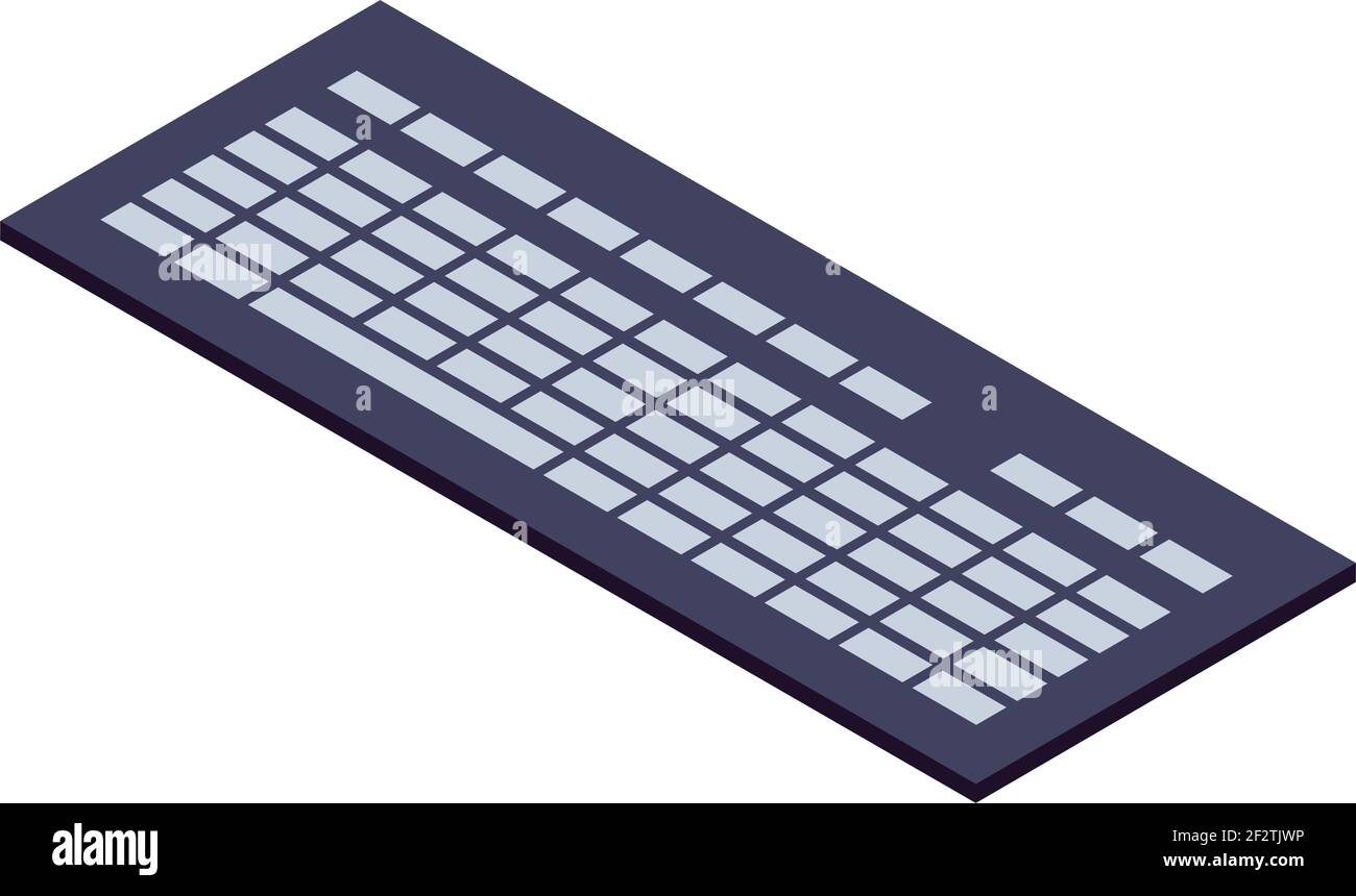 keyboard device technology icon isolated Stock Vector Image & Art - Alamy
