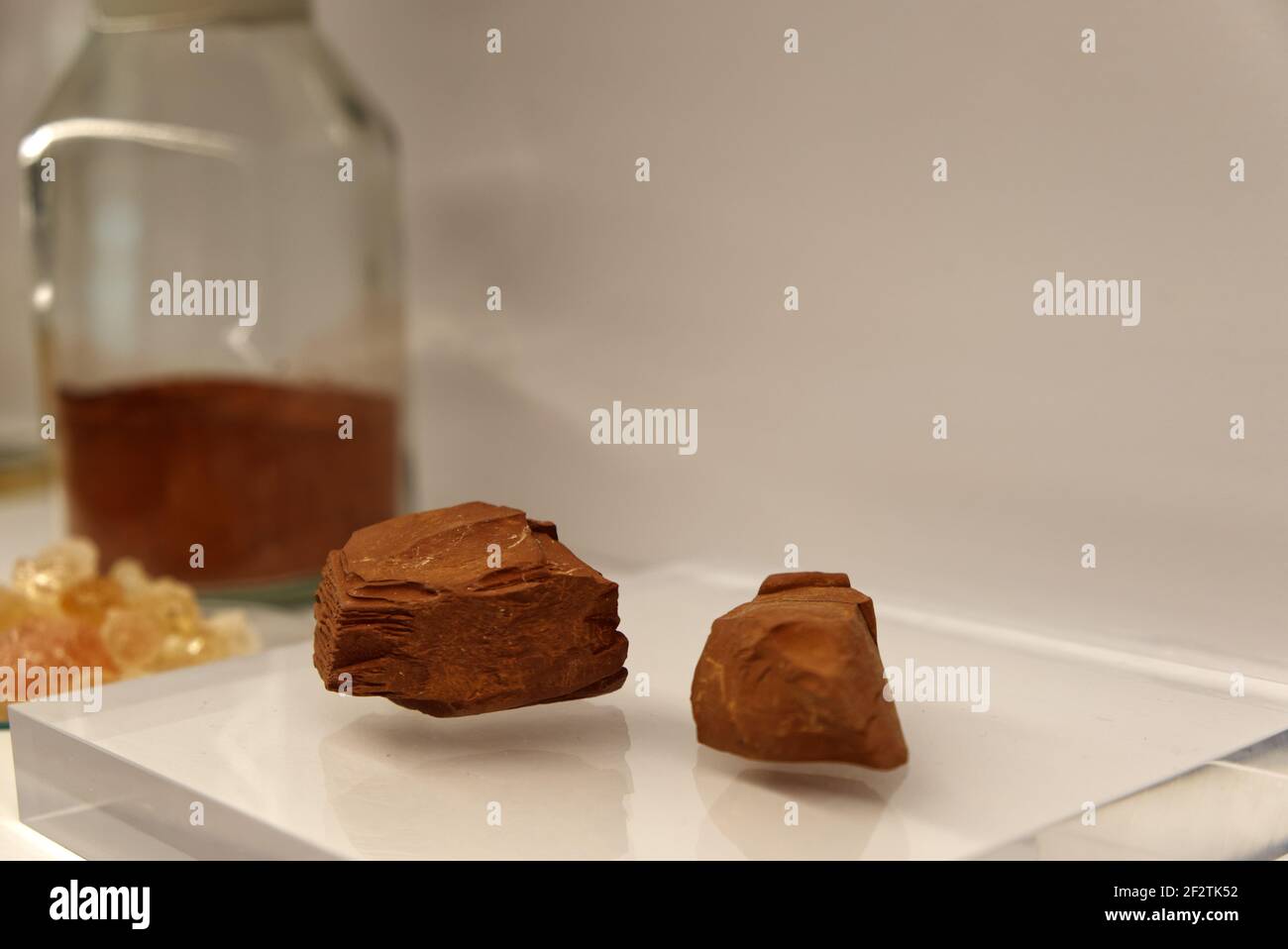 Ochre clay powder and mud hi-res stock photography and images - Alamy
