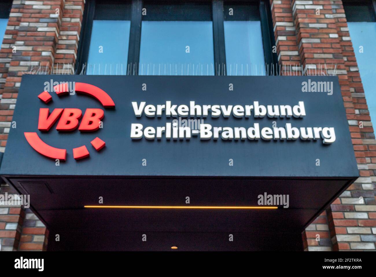 VBB, Verkehrsverbund Berlin-Brandenburg, Ostbahnhof, Stock Photo