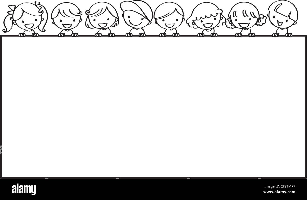 vector cartoon children background Stock Vector Image & Art - Alamy