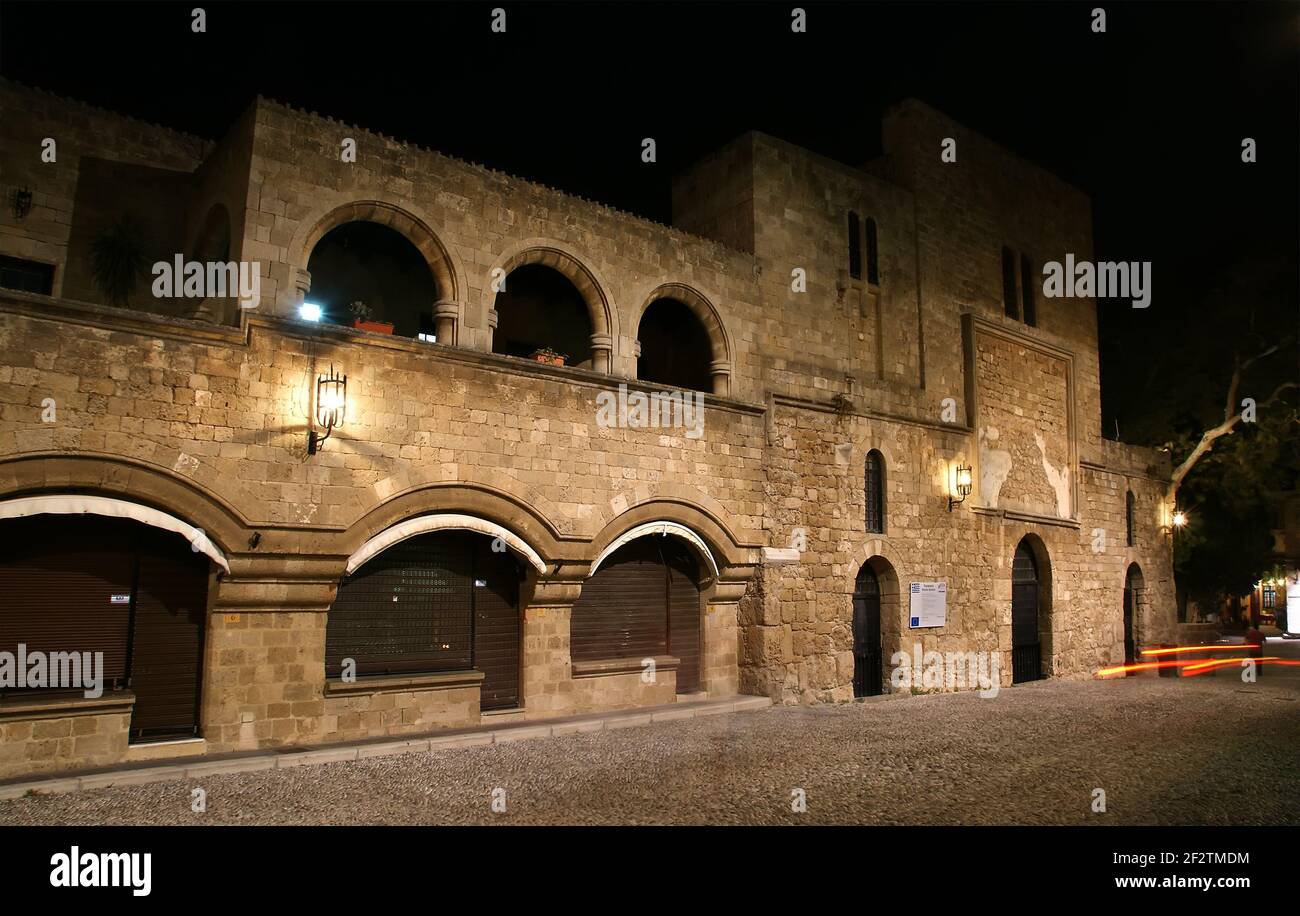 Old Town of Rhodes, Greece Stock Photo - Alamy