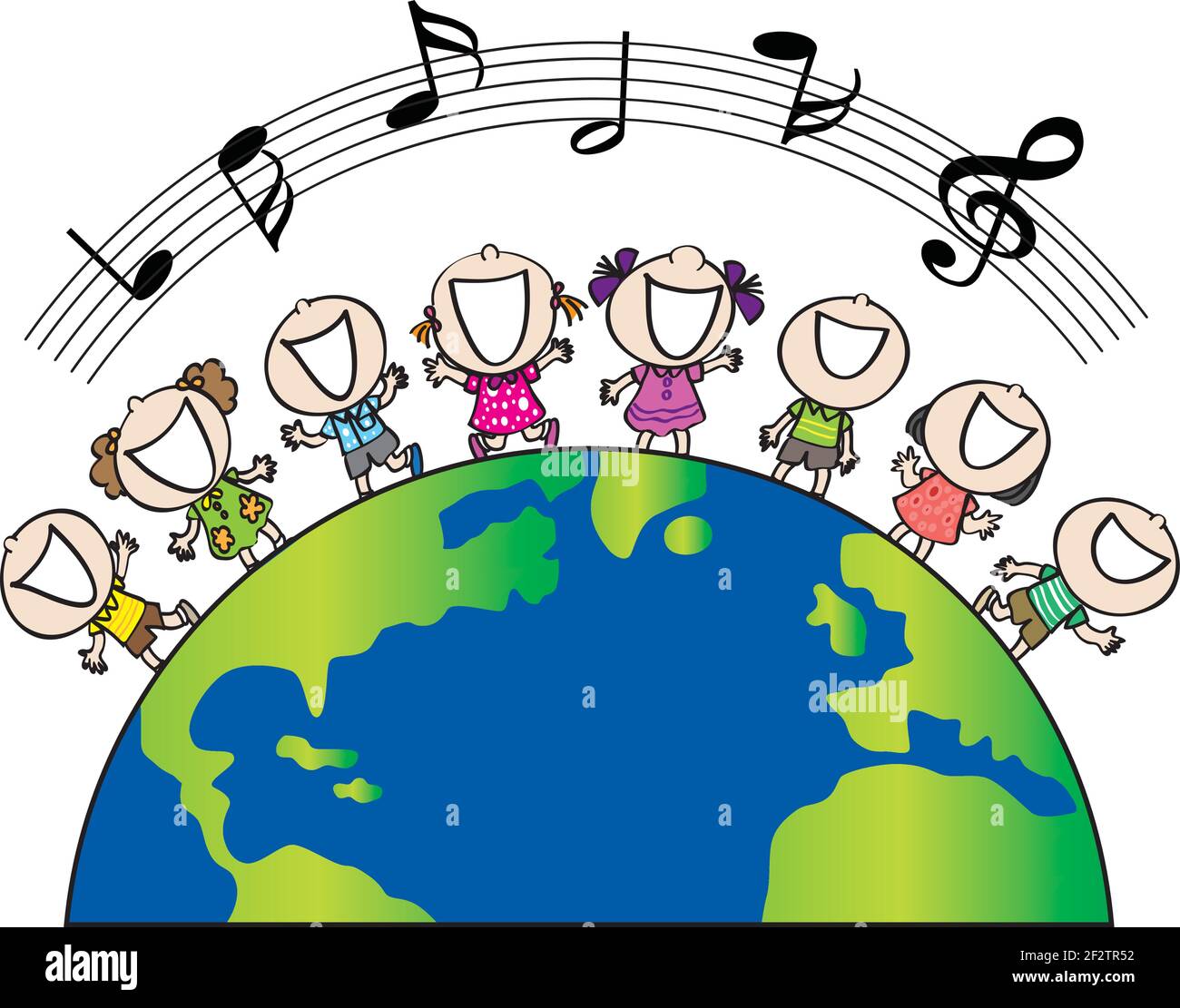 Song of earth Stock Vector Images - Alamy