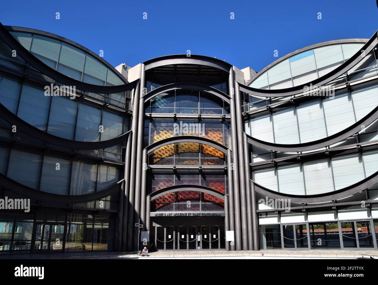 MAMAC Museum of Modern and Contemporary Art, Nice, France Stock Photo
