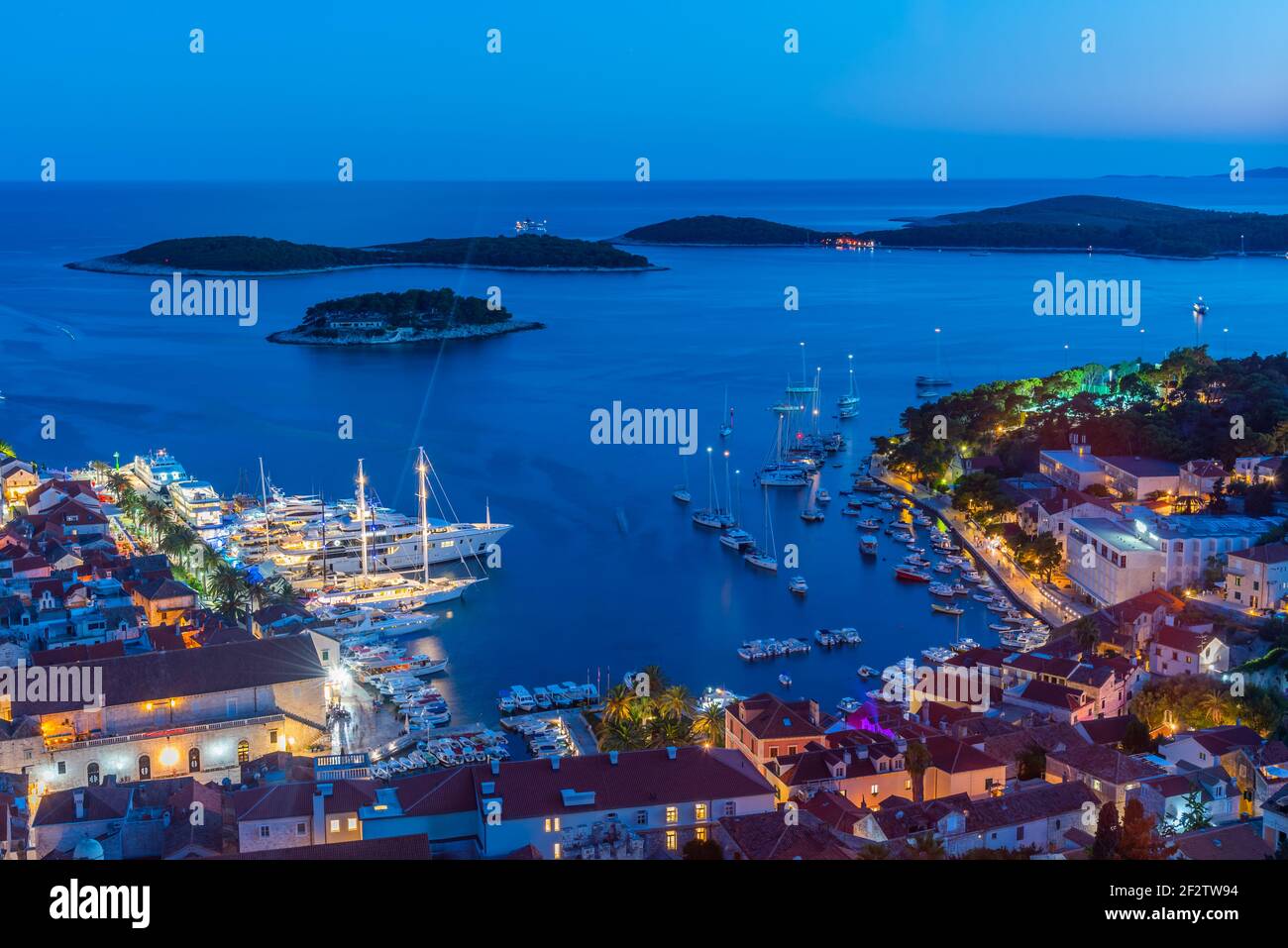 Hvar island sunset hi-res stock photography and images - Alamy