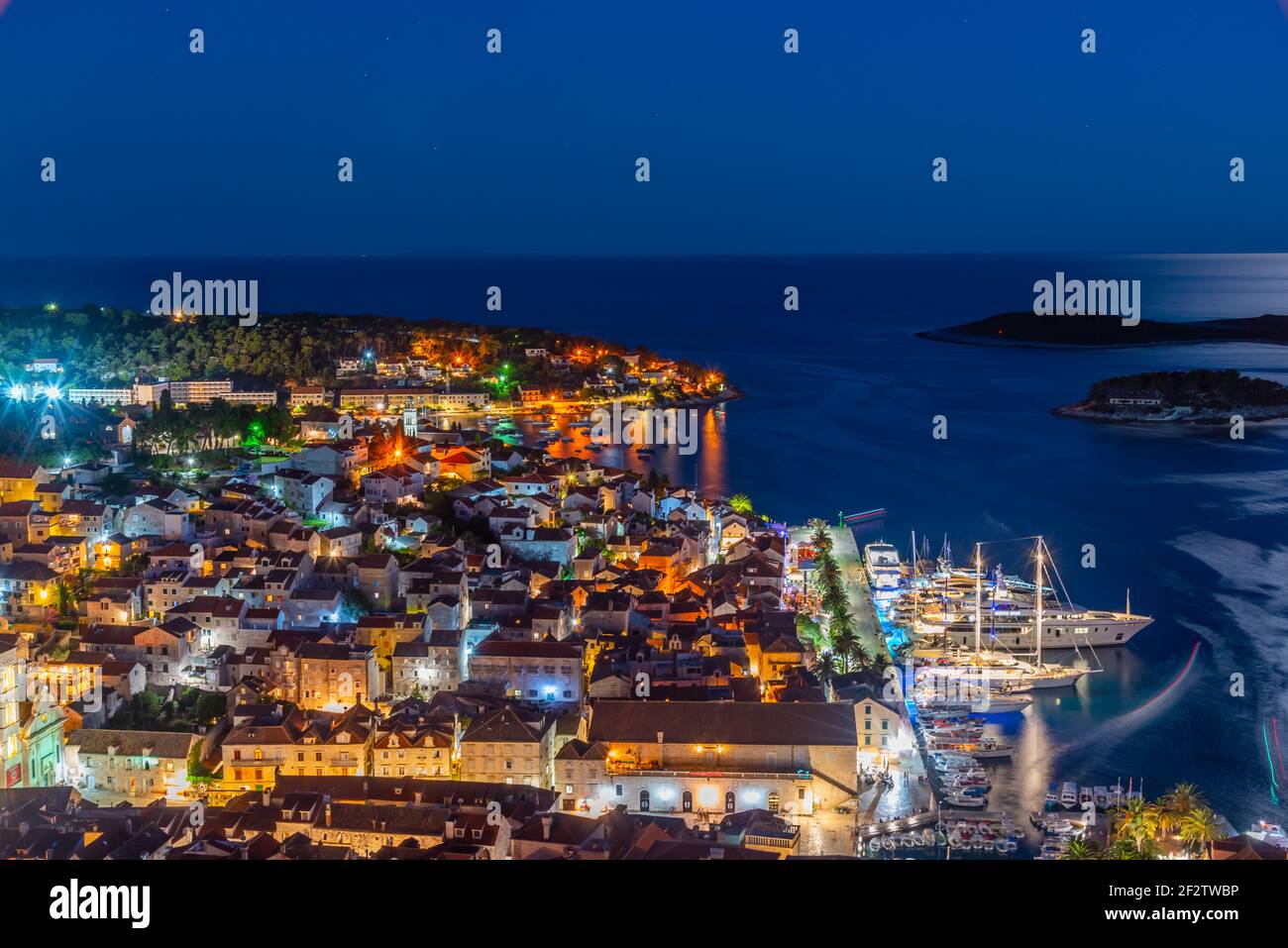 Fort spanjola dusk hvar hi-res stock photography and images - Alamy