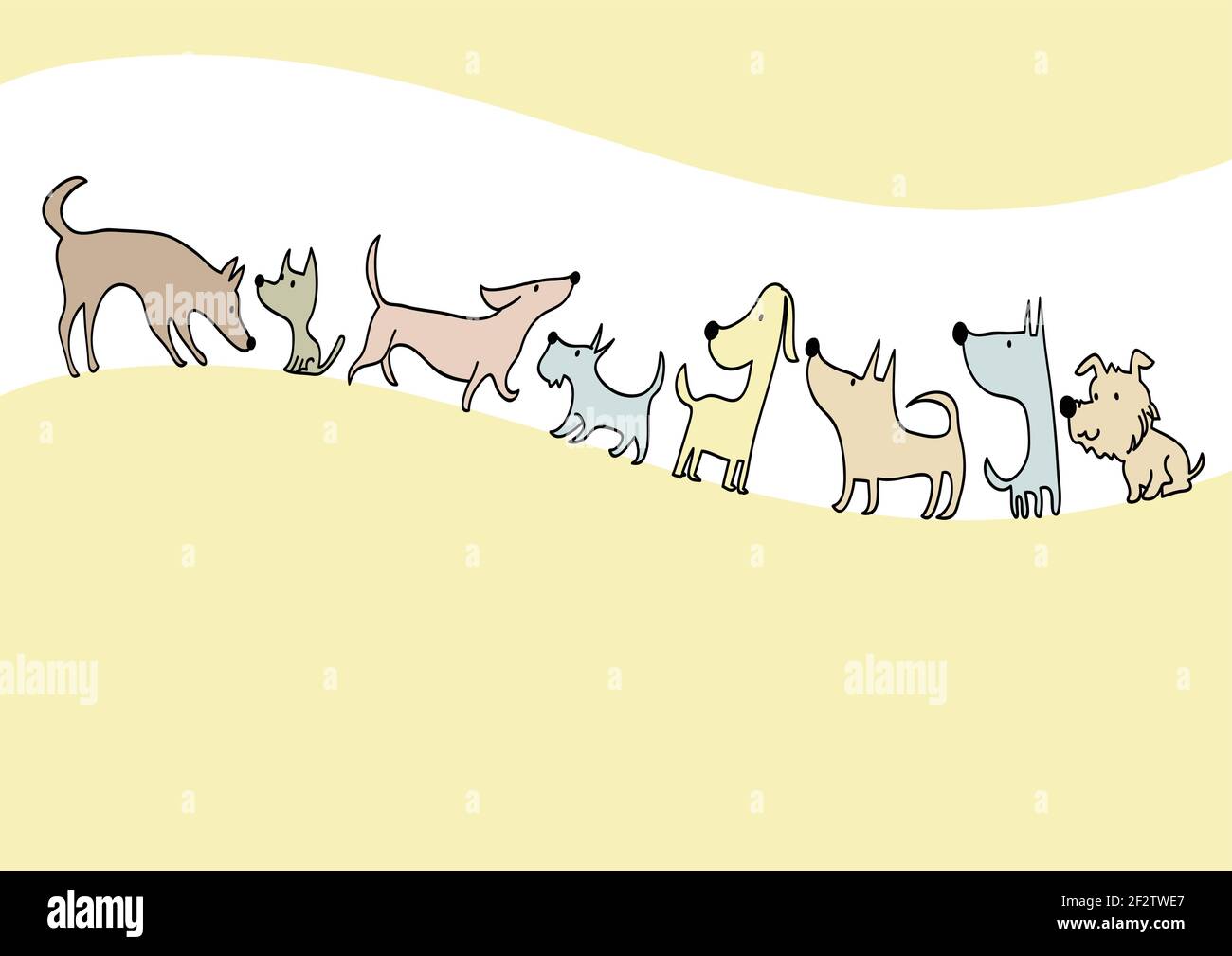 vector dog puppy background Stock Vector Image & Art - Alamy
