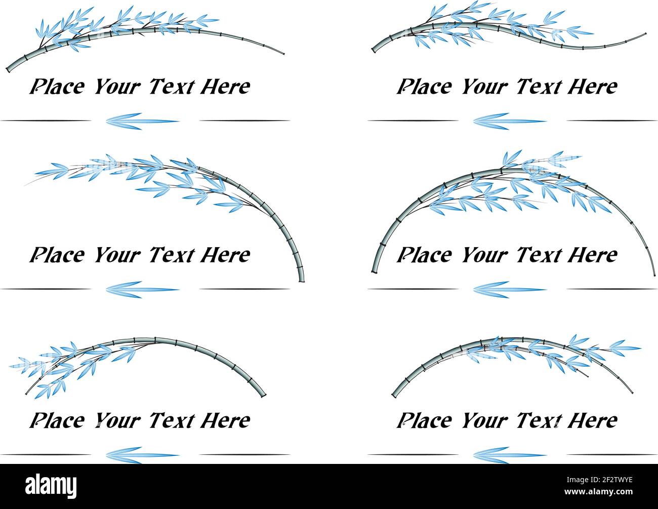 vector set: calligraphic design elements and page decoration Stock ...