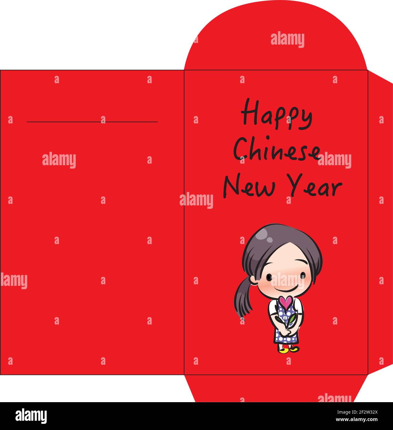 Red envelope design Stock Vector Image & Art - Alamy