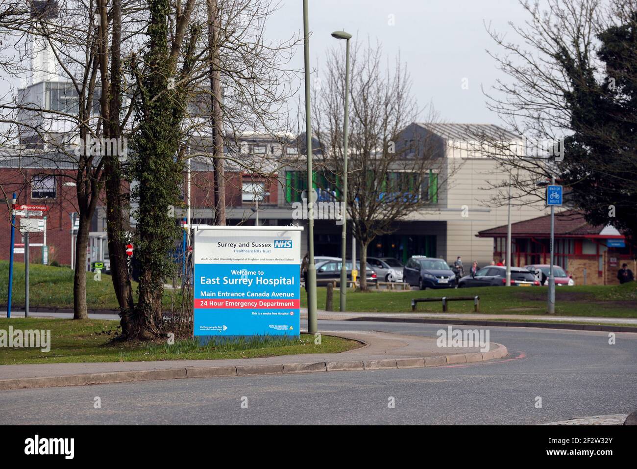 East Surrey Hospital near Redhill, Surrey Stock Photo Alamy